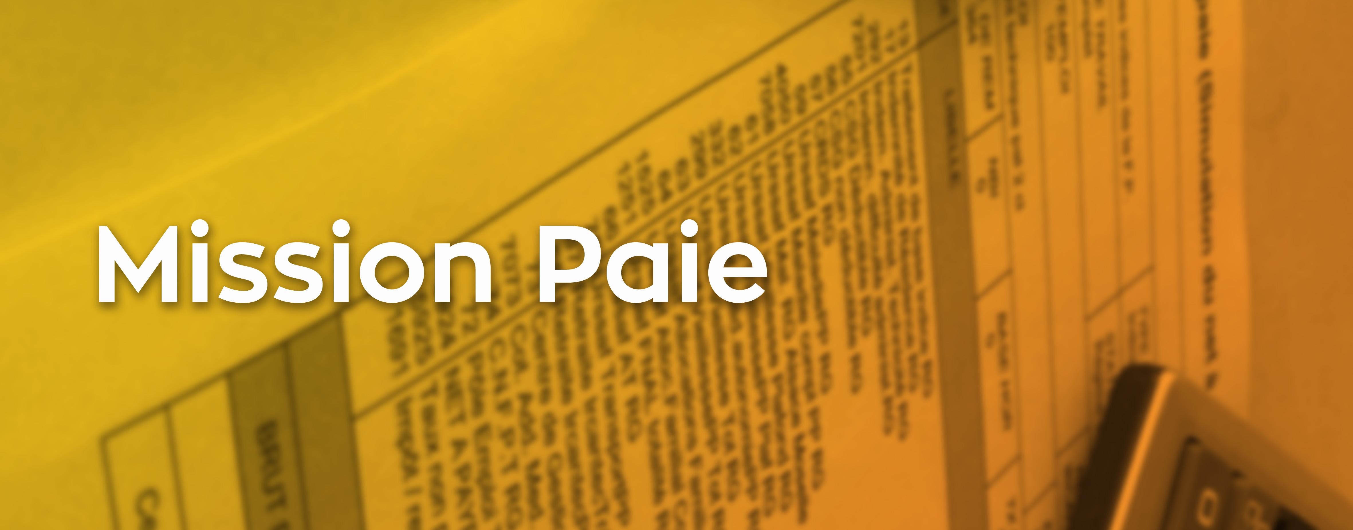 Mission Paie